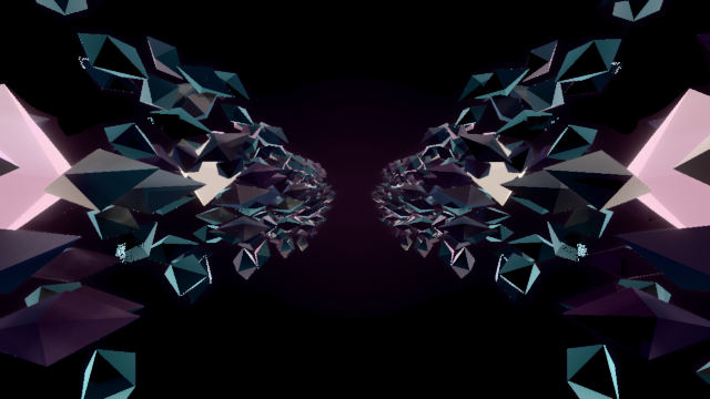 Prismatic Rupture rendered in VJ Loop Studio 3D